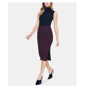 Sanctuary black and red stripped pencil skirt | size m